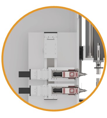 Auto Laser Servo Mouth & Bottom Trimming Machine