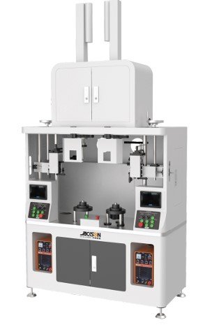 Double Stations Servo Straight Circular Argon Welding Machine