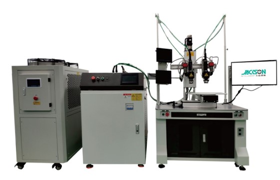 DOUBLE STATIONS OPTICAL FIBER TRANSMISSION LASER WELDING MACHINE