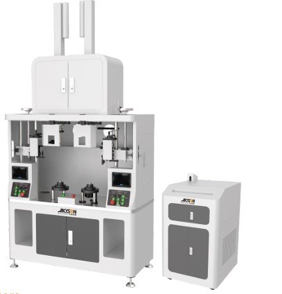 Double Stations Straight Circular Laser Welding Machine