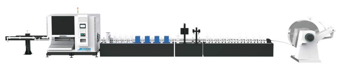 INLINE LASER CUTTING MACHIINE FOR TUBE MILLS