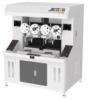 Double Stations CNC Mouth & Bottom Welding Seam Grinding Machine